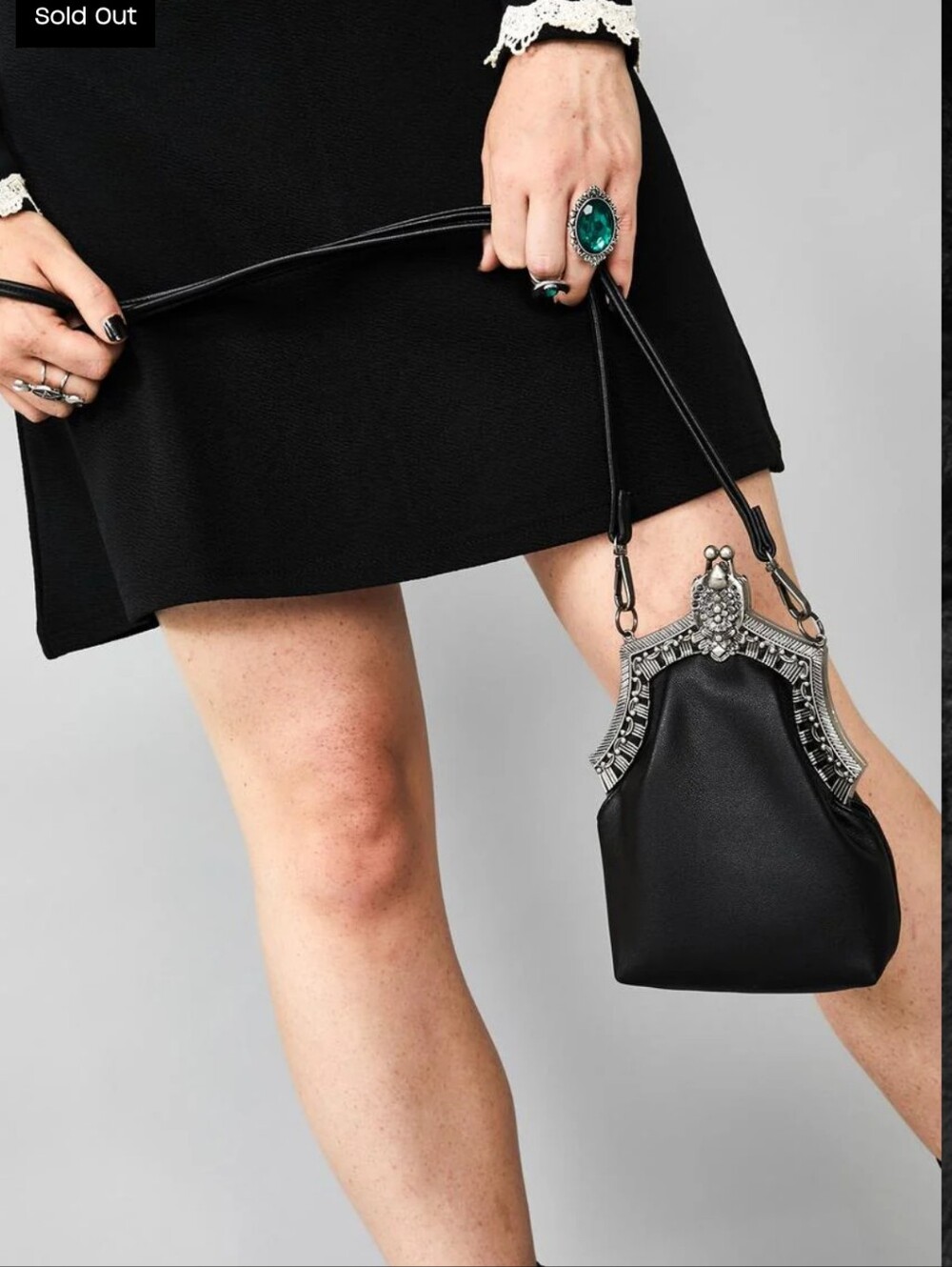 Dolls Kill Midnight Magic Crossbody Bag Clutch